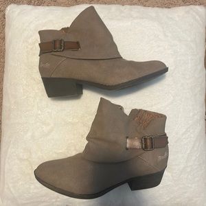Taupe booties